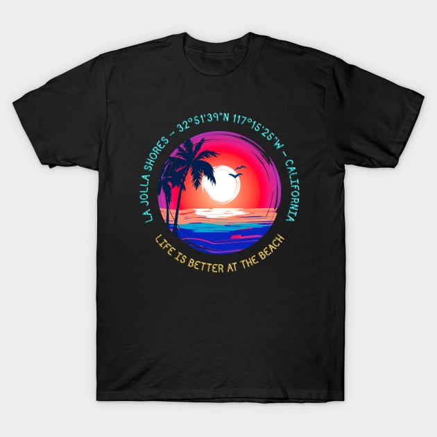 American Beaches - La Jolla Shores, California T-Shirt by funfun